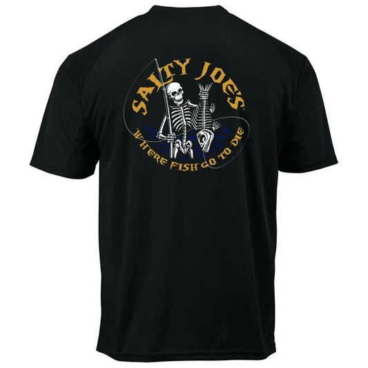 Salty Joe's Fishin' Bones Graphic Workout Tee - Angler's Pro Tackle & Outdoors