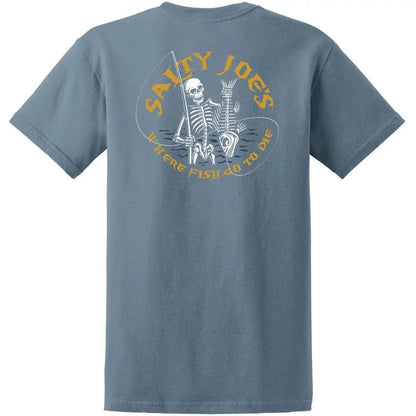 Salty Joe's Fishin' Bones Heavyweight Cotton Tee - Angler's Pro Tackle & Outdoors