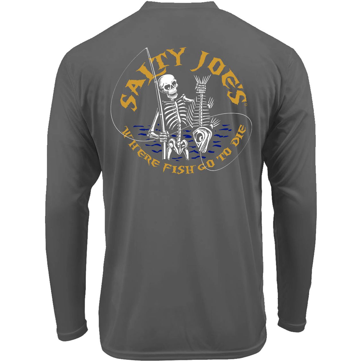 Salty Joe's Fishin' Bones Long Sleeve Sun Shirt - Angler's Pro Tackle & Outdoors