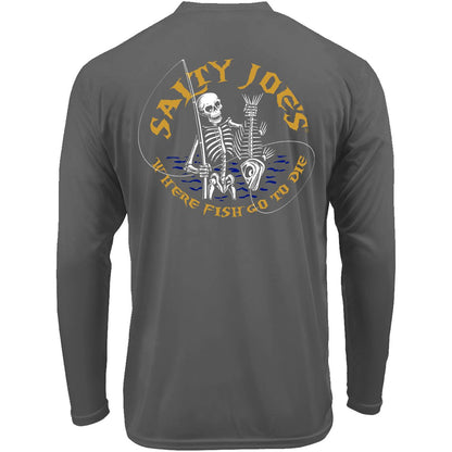 Salty Joe's Fishin' Bones Long Sleeve Sun Shirt - Angler's Pro Tackle & Outdoors