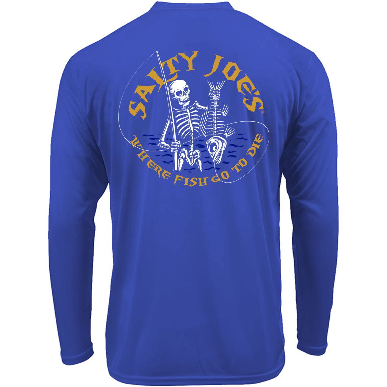 Salty Joe's Fishin' Bones Long Sleeve Sun Shirt - Angler's Pro Tackle & Outdoors
