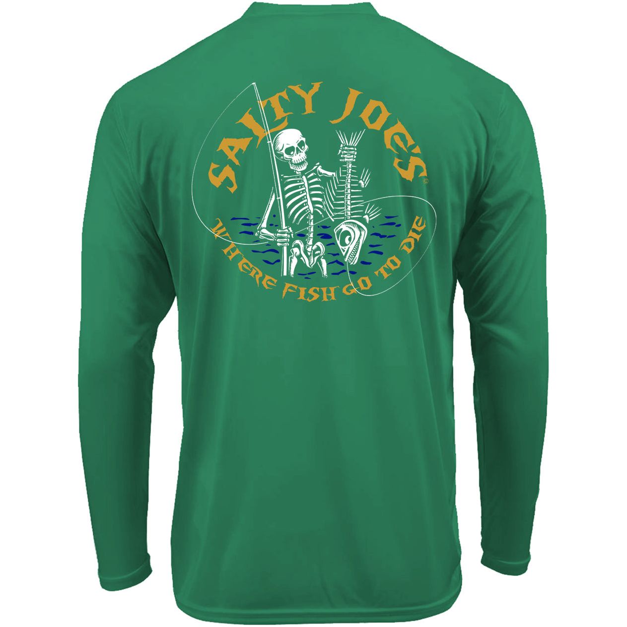 Salty Joe's Fishin' Bones Long Sleeve Sun Shirt - Angler's Pro Tackle & Outdoors