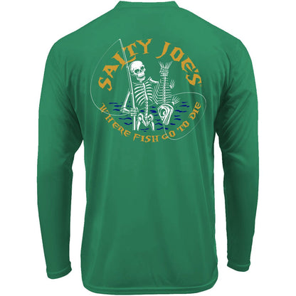 Salty Joe's Fishin' Bones Long Sleeve Sun Shirt - Angler's Pro Tackle & Outdoors