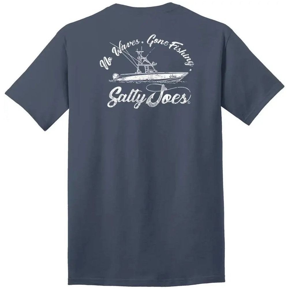 Salty Joe's Fishing Boat Heavyweight Cotton Tee - Angler's Pro Tackle & Outdoors