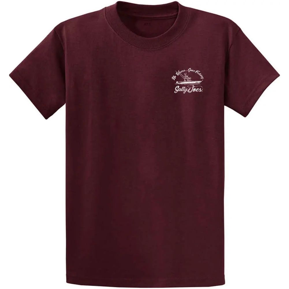 Salty Joe's Fishing Boat Heavyweight Cotton Tee - Angler's Pro Tackle & Outdoors