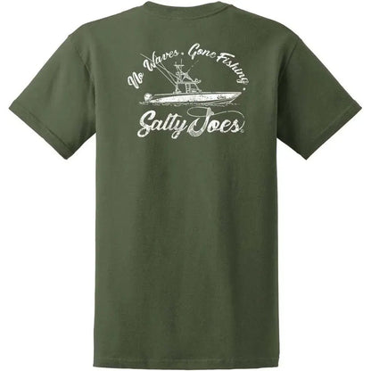 Salty Joe's Fishing Boat Heavyweight Cotton Tee - Angler's Pro Tackle & Outdoors