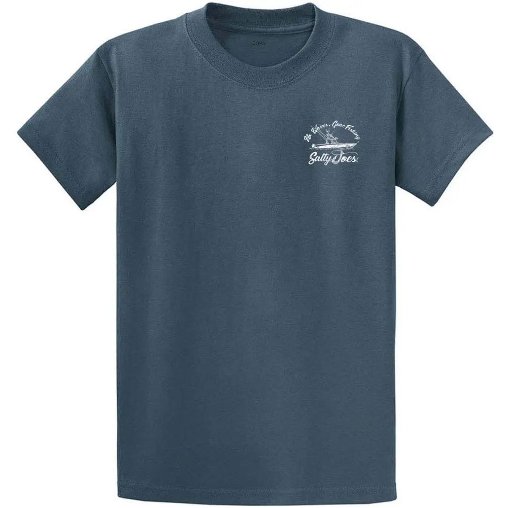 Salty Joe's Fishing Boat Heavyweight Cotton Tee - Angler's Pro Tackle & Outdoors