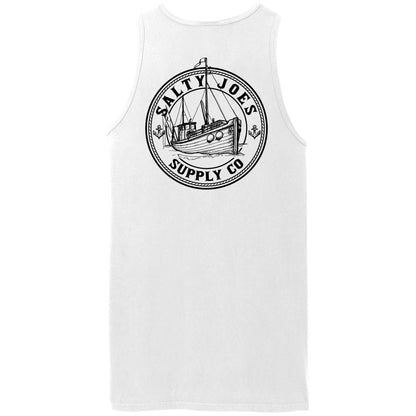 Salty Joe's Fishing Trawler Beach Wash® Garment - Dyed Tank Top - Angler's Pro Tackle & Outdoors