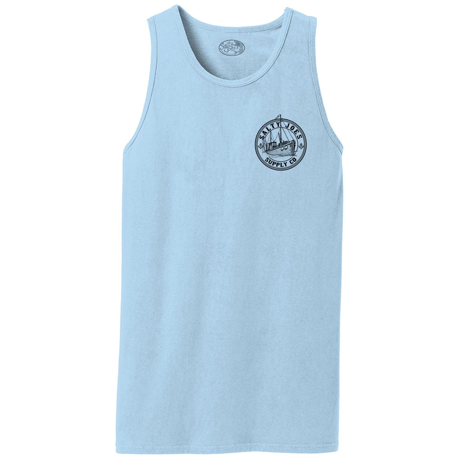 Salty Joe's Fishing Trawler Beach Wash® Garment - Dyed Tank Top - Angler's Pro Tackle & Outdoors