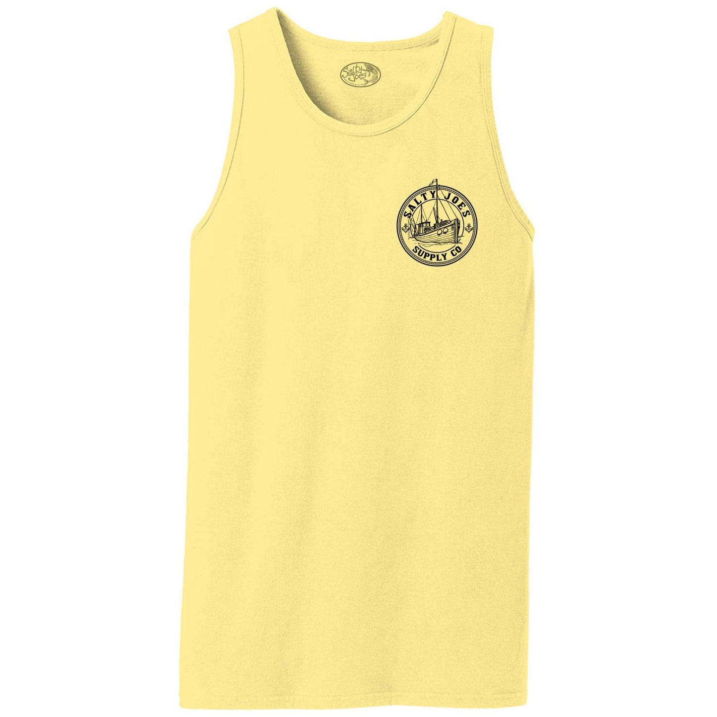Salty Joe's Fishing Trawler Beach Wash® Garment - Dyed Tank Top - Angler's Pro Tackle & Outdoors