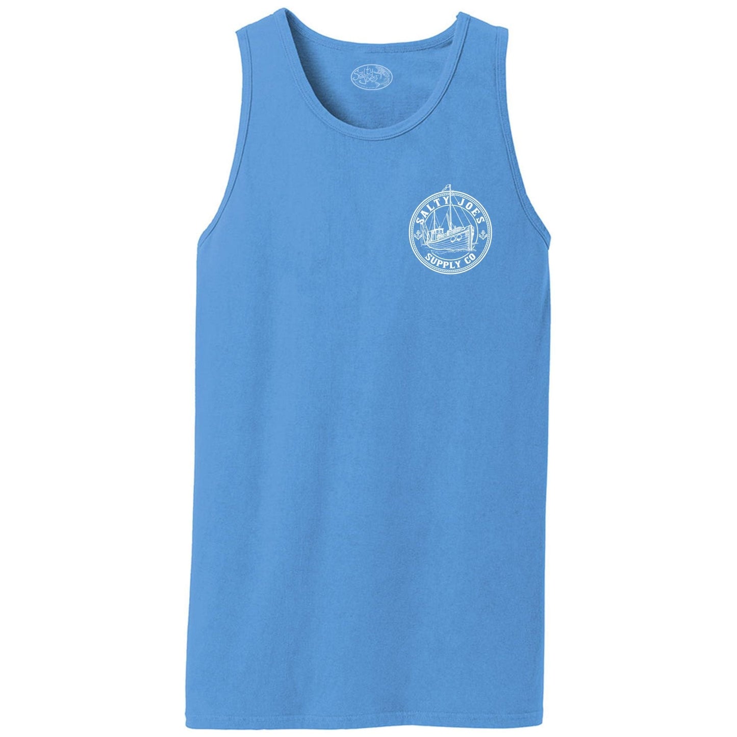 Salty Joe's Fishing Trawler Beach Wash® Garment - Dyed Tank Top - Angler's Pro Tackle & Outdoors