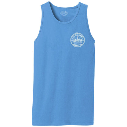 Salty Joe's Fishing Trawler Beach Wash® Garment - Dyed Tank Top - Angler's Pro Tackle & Outdoors
