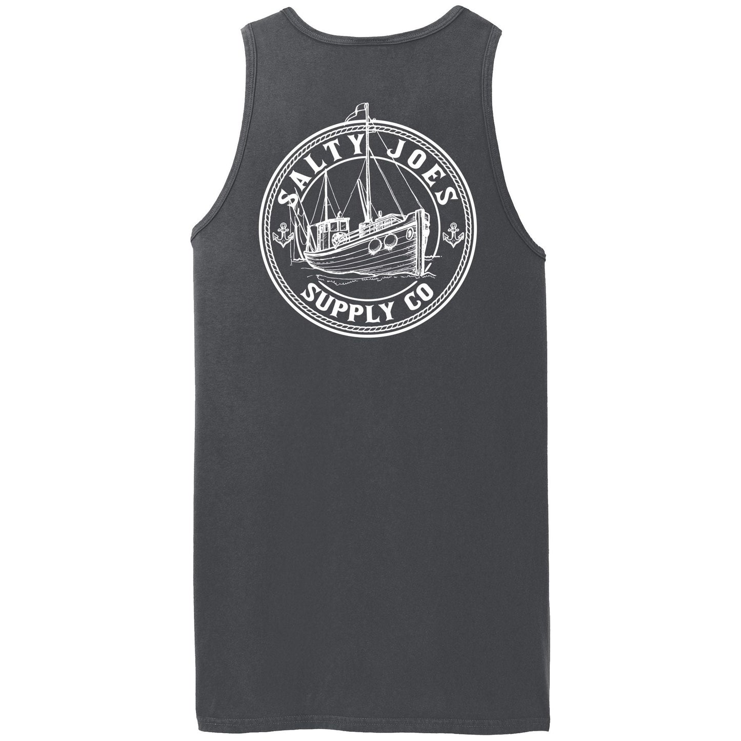 Salty Joe's Fishing Trawler Beach Wash® Garment - Dyed Tank Top - Angler's Pro Tackle & Outdoors