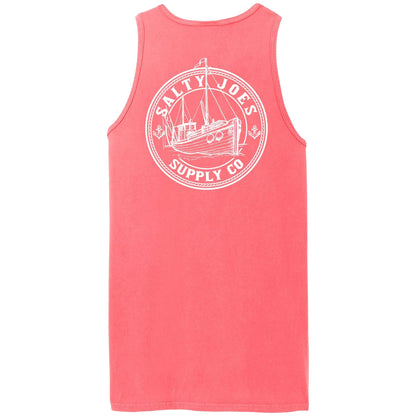 Salty Joe's Fishing Trawler Beach Wash® Garment - Dyed Tank Top - Angler's Pro Tackle & Outdoors