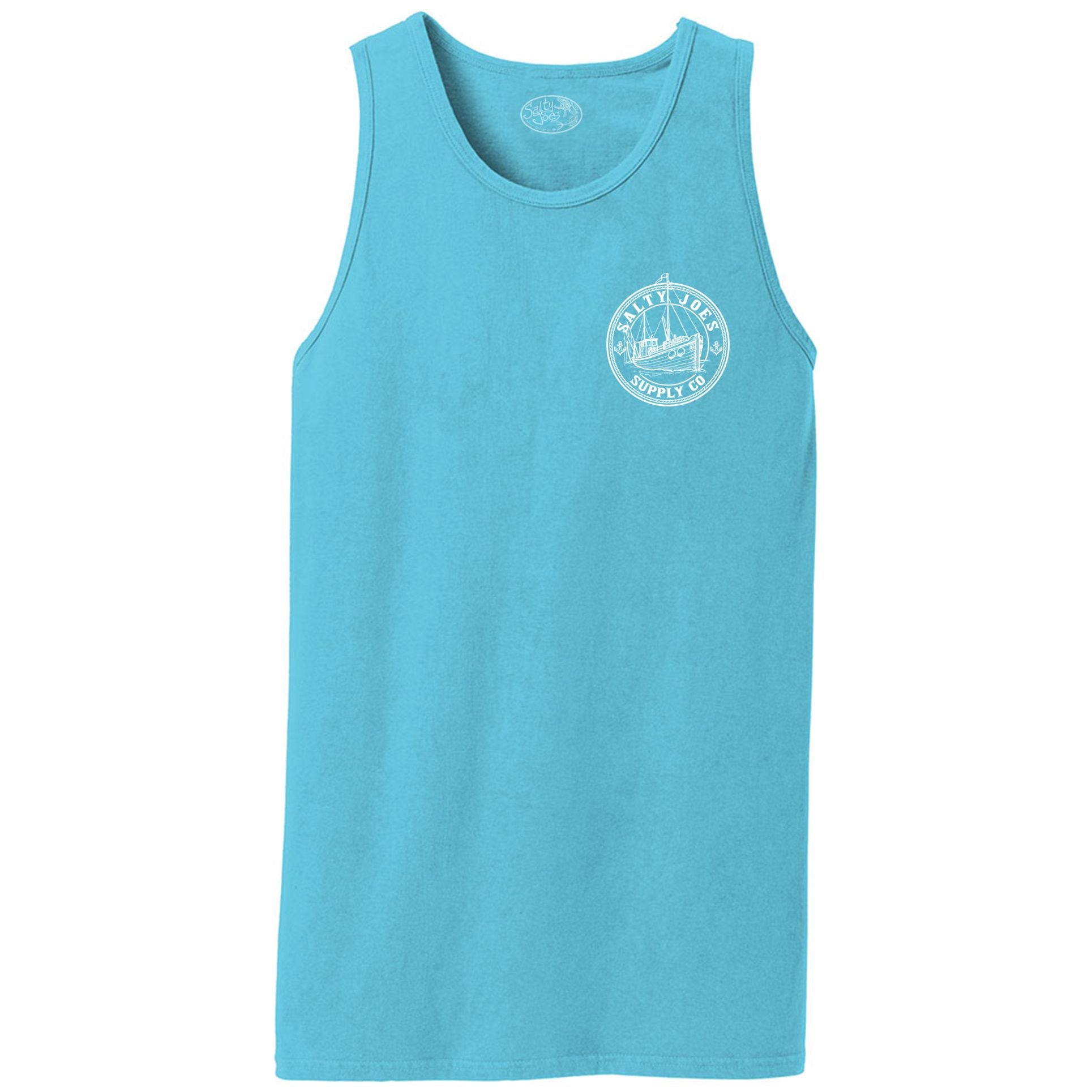 Salty Joe's Fishing Trawler Beach Wash® Garment - Dyed Tank Top - Angler's Pro Tackle & Outdoors
