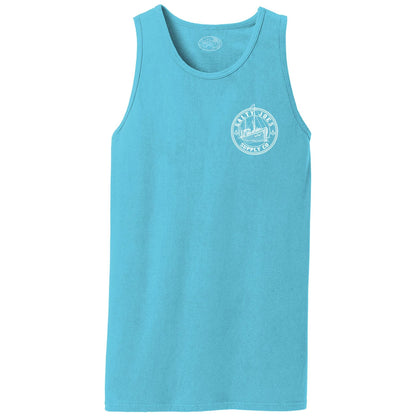 Salty Joe's Fishing Trawler Beach Wash® Garment - Dyed Tank Top - Angler's Pro Tackle & Outdoors