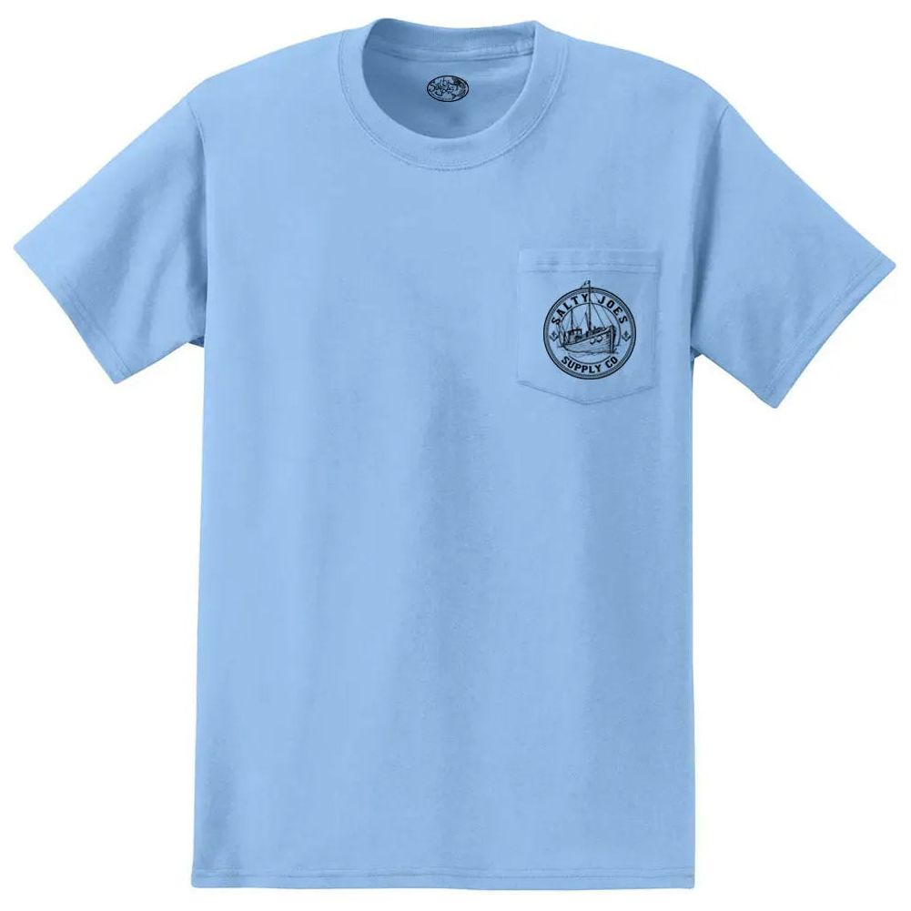 Salty Joe's Fishing Trawler Heavyweight Pocket Tee - Angler's Pro Tackle & Outdoors