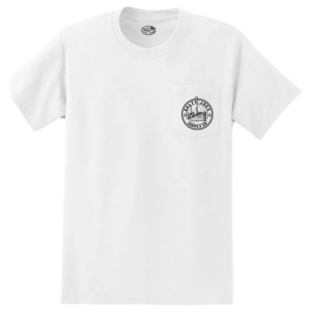 Salty Joe's Fishing Trawler Heavyweight Pocket Tee - Angler's Pro Tackle & Outdoors