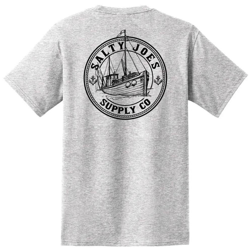 Salty Joe's Fishing Trawler Heavyweight Pocket Tee - Angler's Pro Tackle & Outdoors