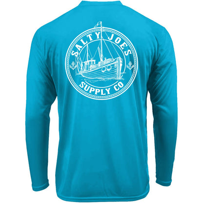 Salty Joe's Fishing Trawler Long Sleeve Sun Shirt - Angler's Pro Tackle & Outdoors