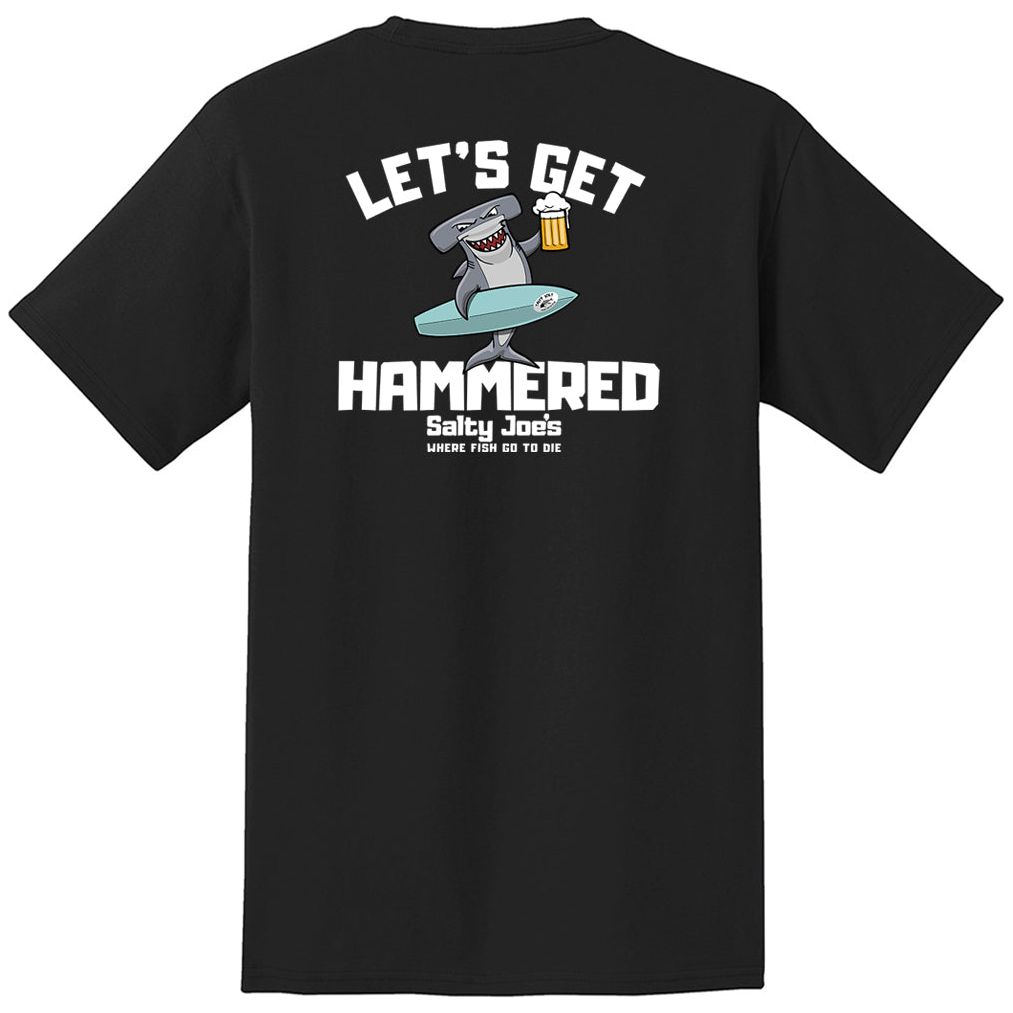 Salty Joe's "Let's Get Hammered" Heavyweight Pocket Tee - Angler's Pro Tackle & Outdoors