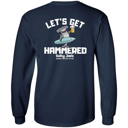 Salty Joe's "Lets Get Hammered" Long Sleeve Tee - Angler's Pro Tackle & Outdoors