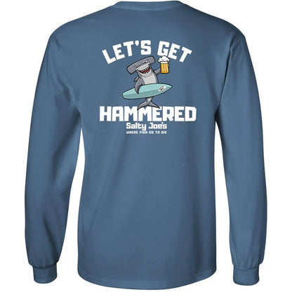 Salty Joe's "Lets Get Hammered" Long Sleeve Tee - Angler's Pro Tackle & Outdoors