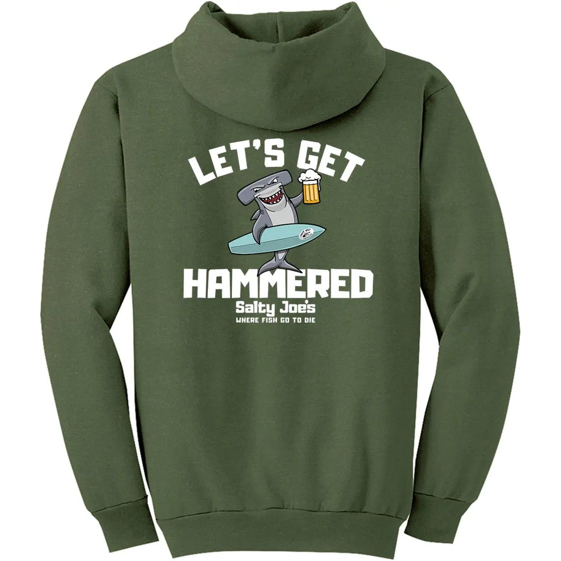 Salty Joe's "Let's Get Hammered" Pullover Hoodie - Angler's Pro Tackle & Outdoors