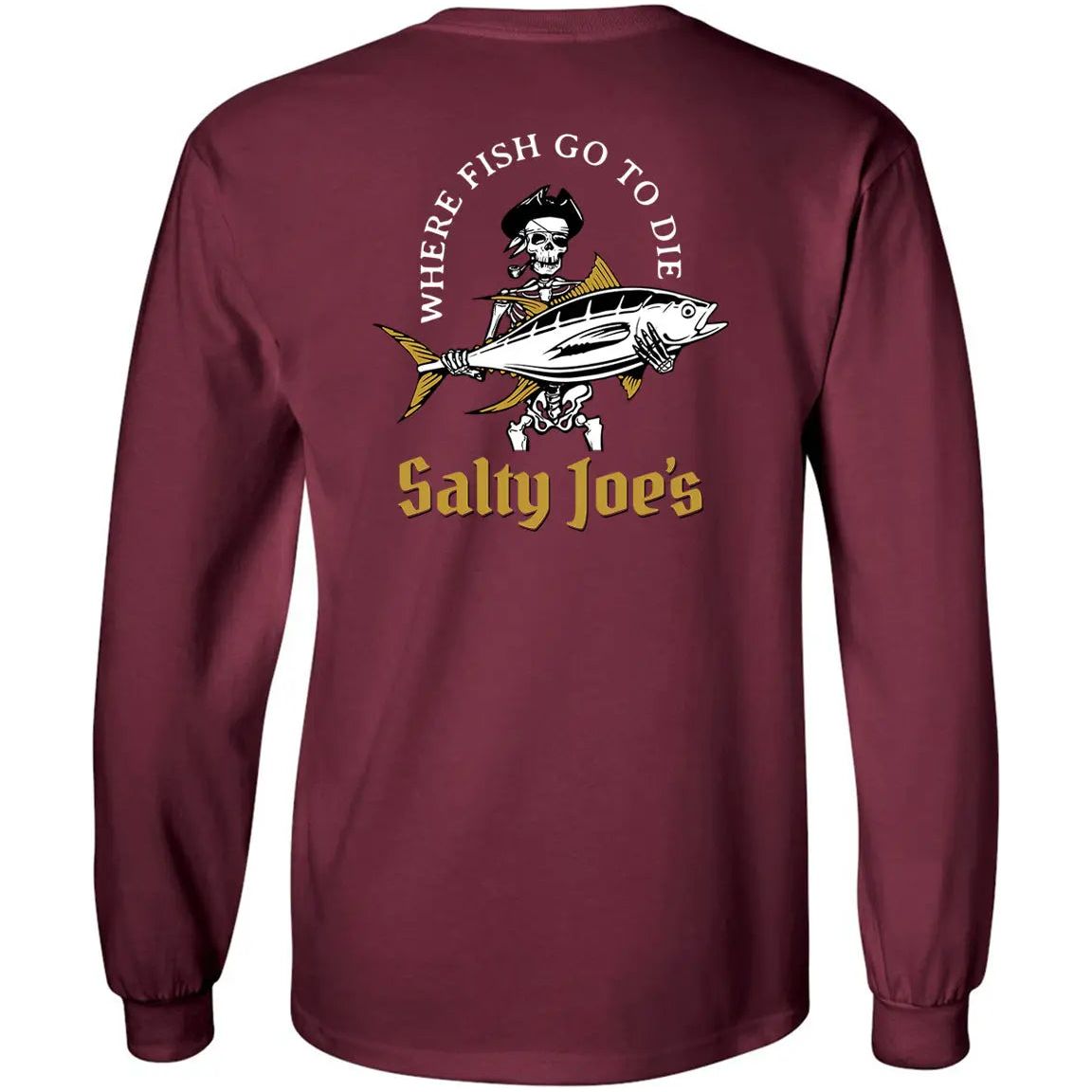 Salty Joe's Ol' Angler Fishing Long Sleeve T Shirt - Angler's Pro Tackle & Outdoors