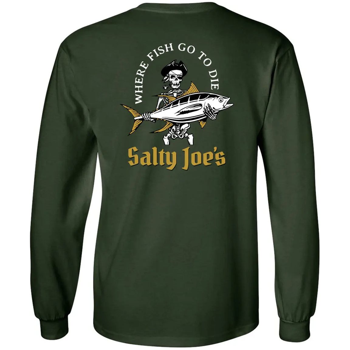 Salty Joe's Ol' Angler Fishing Long Sleeve T Shirt - Angler's Pro Tackle & Outdoors