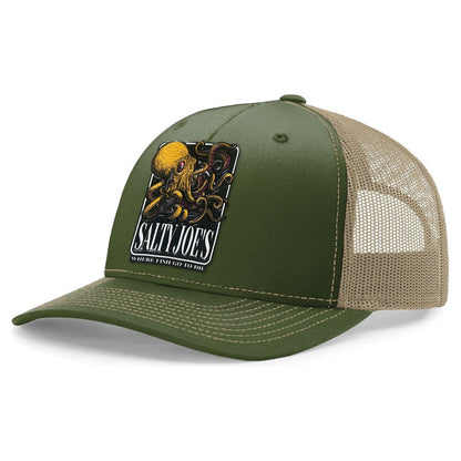 Salty Joe's Raging Octopus Mesh Back Trucker Hat - Angler's Pro Tackle & Outdoors