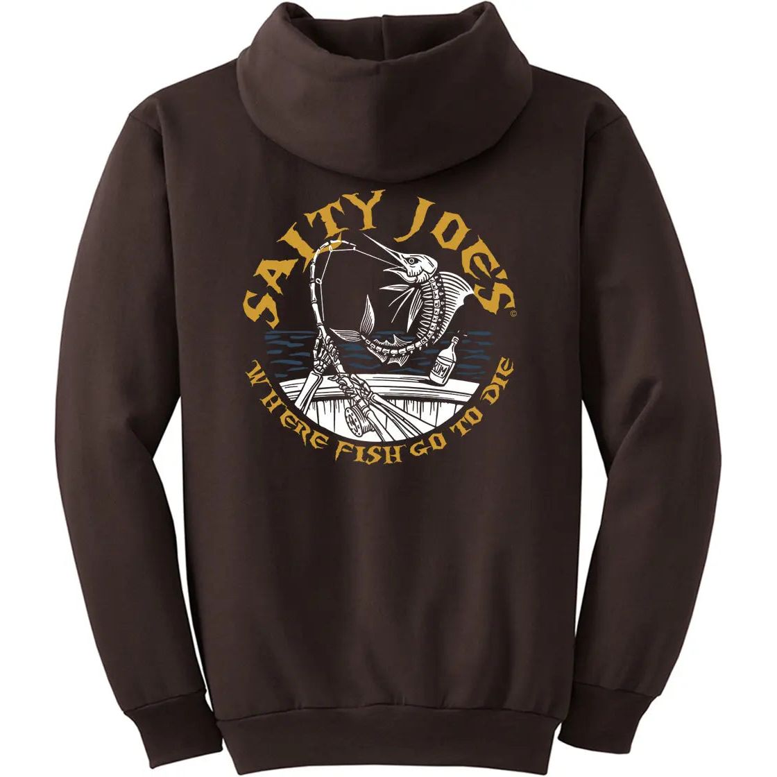 Salty Joe's Rum N' Bones Fishing Hoodie - Angler's Pro Tackle & Outdoors