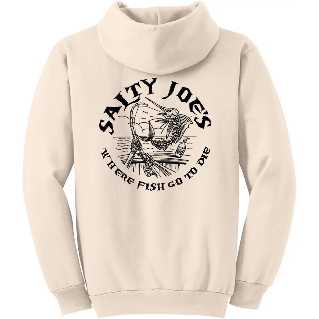 Salty Joe's Rum N' Bones Fishing Hoodie - Angler's Pro Tackle & Outdoors