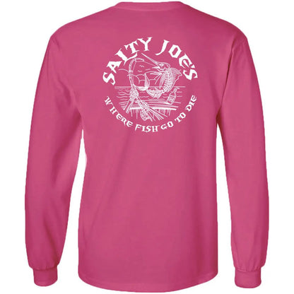 Salty Joe's Rum N' Bones Long Sleeve Fishing T Shirt - Angler's Pro Tackle & Outdoors