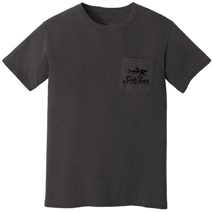 Salty Joe's Skeleton Fish Garment - Dyed Pocket Tee - Angler's Pro Tackle & Outdoors