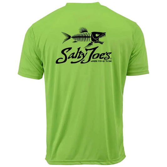 Salty Joe's Skeleton Fish Graphic Workout Tee - Angler's Pro Tackle & Outdoors