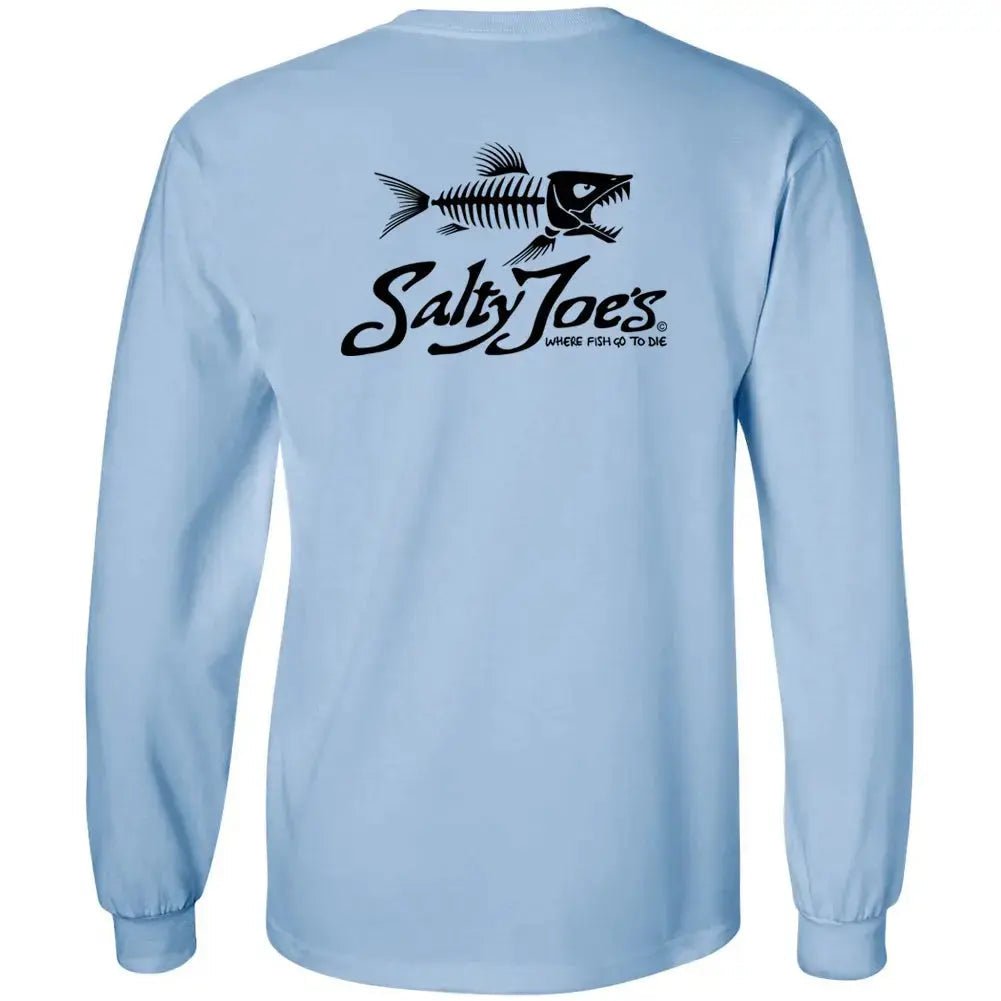 Salty Joe's Skeleton Fish Long Sleeve Tee - Angler's Pro Tackle & Outdoors