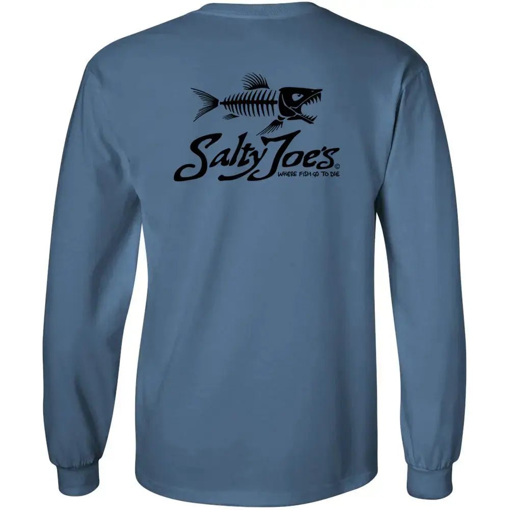 Salty Joe's Skeleton Fish Long Sleeve Tee - Angler's Pro Tackle & Outdoors