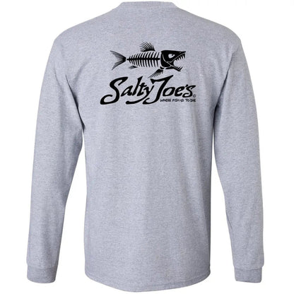 Salty Joe's Skeleton Fish Long Sleeve Tee - Angler's Pro Tackle & Outdoors