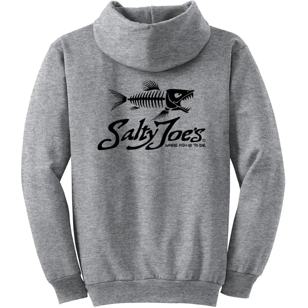 Salty Joe's Skeleton Fish Pullover Hoodie - Angler's Pro Tackle & Outdoors