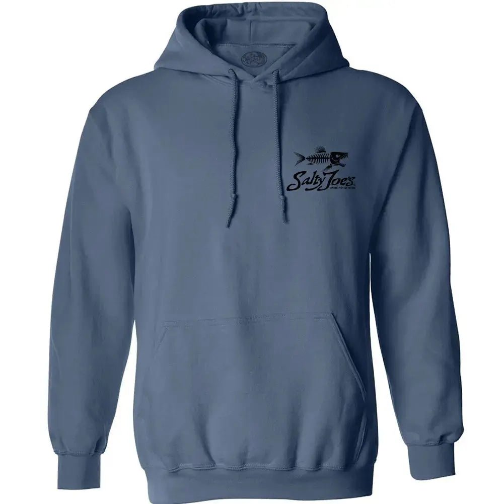 Salty Joe's Skeleton Fish Pullover Hoodie - Angler's Pro Tackle & Outdoors