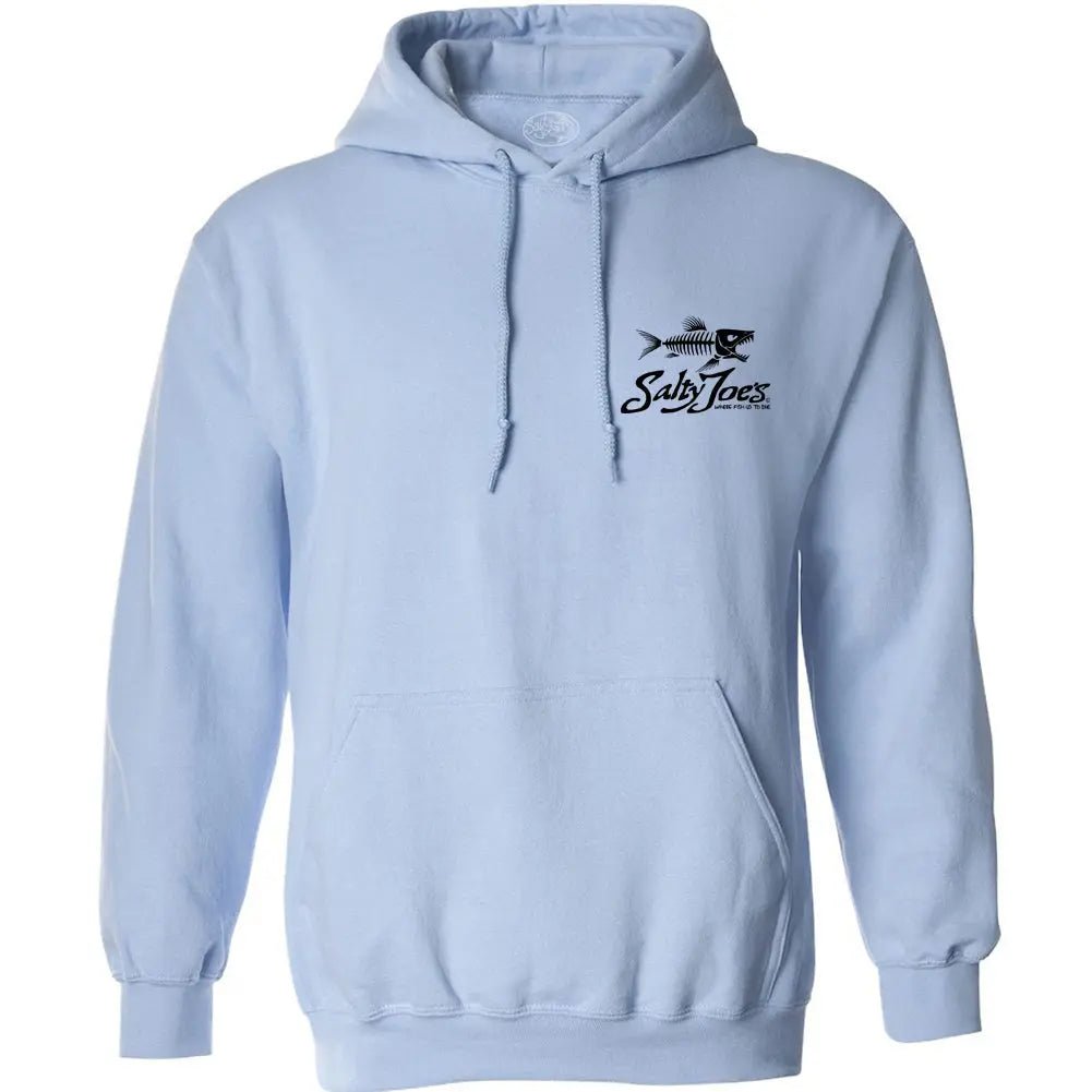 Salty Joe's Skeleton Fish Pullover Hoodie - Angler's Pro Tackle & Outdoors