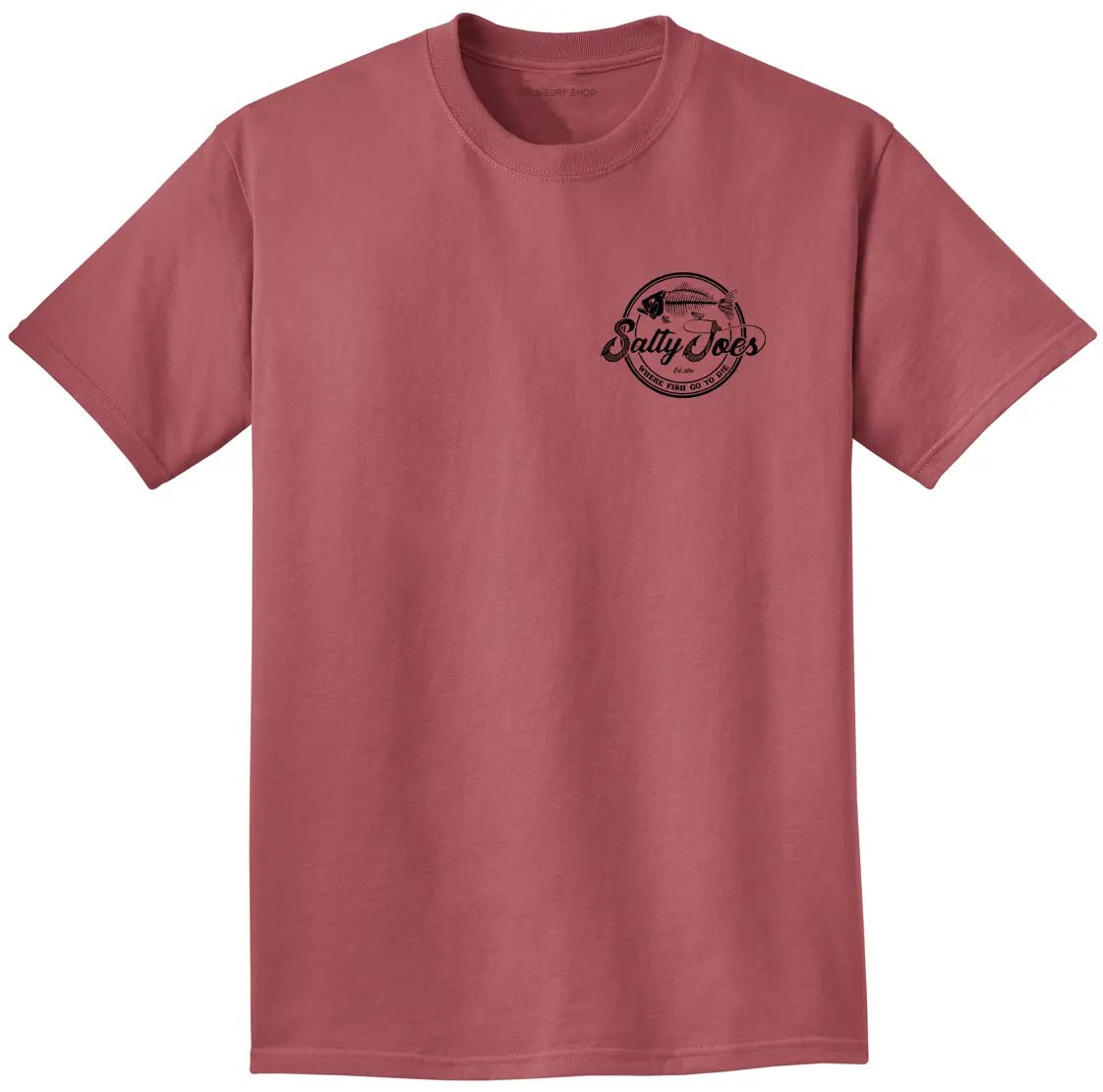 Salty Joe's Skeleton Hook Beach Wash® Garment Dyed Tee - Angler's Pro Tackle & Outdoors