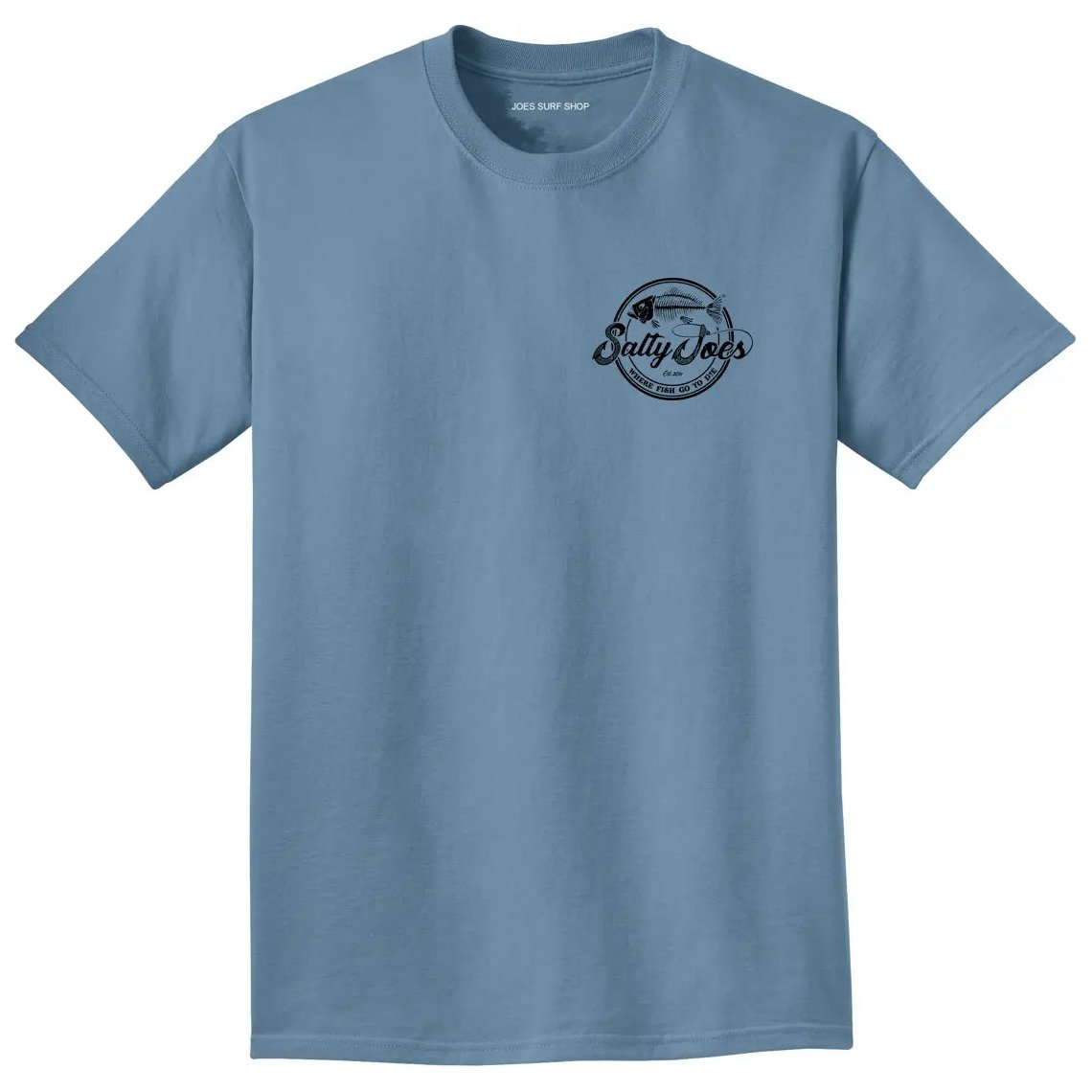 Salty Joe's Skeleton Hook Beach Wash® Garment Dyed Tee - Angler's Pro Tackle & Outdoors