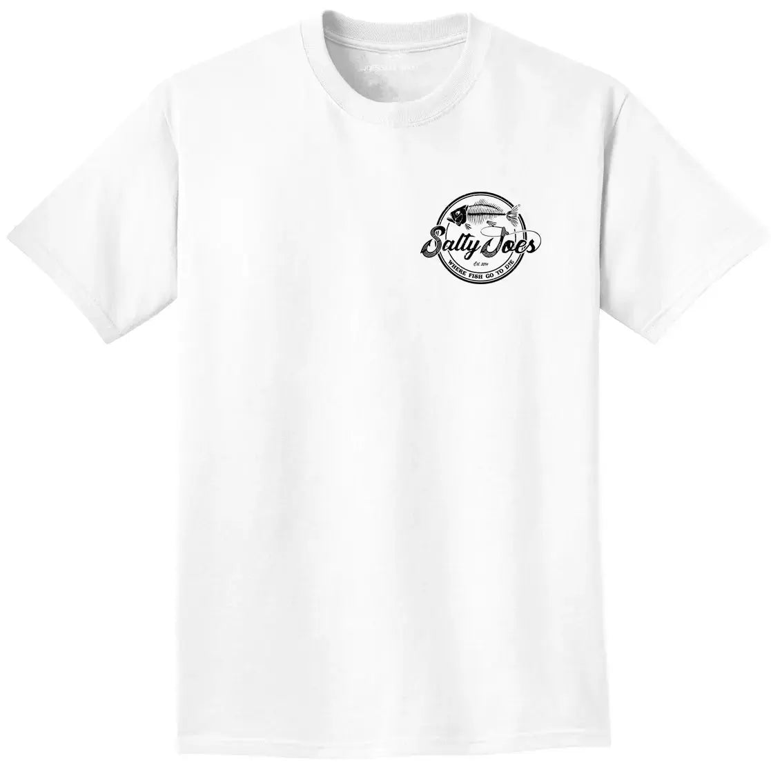 Salty Joe's Skeleton Hook Beach Wash® Garment Dyed Tee - Angler's Pro Tackle & Outdoors