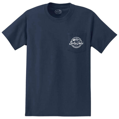 Salty Joe's Skeleton Hook Heavyweight Pocket Tee - Angler's Pro Tackle & Outdoors