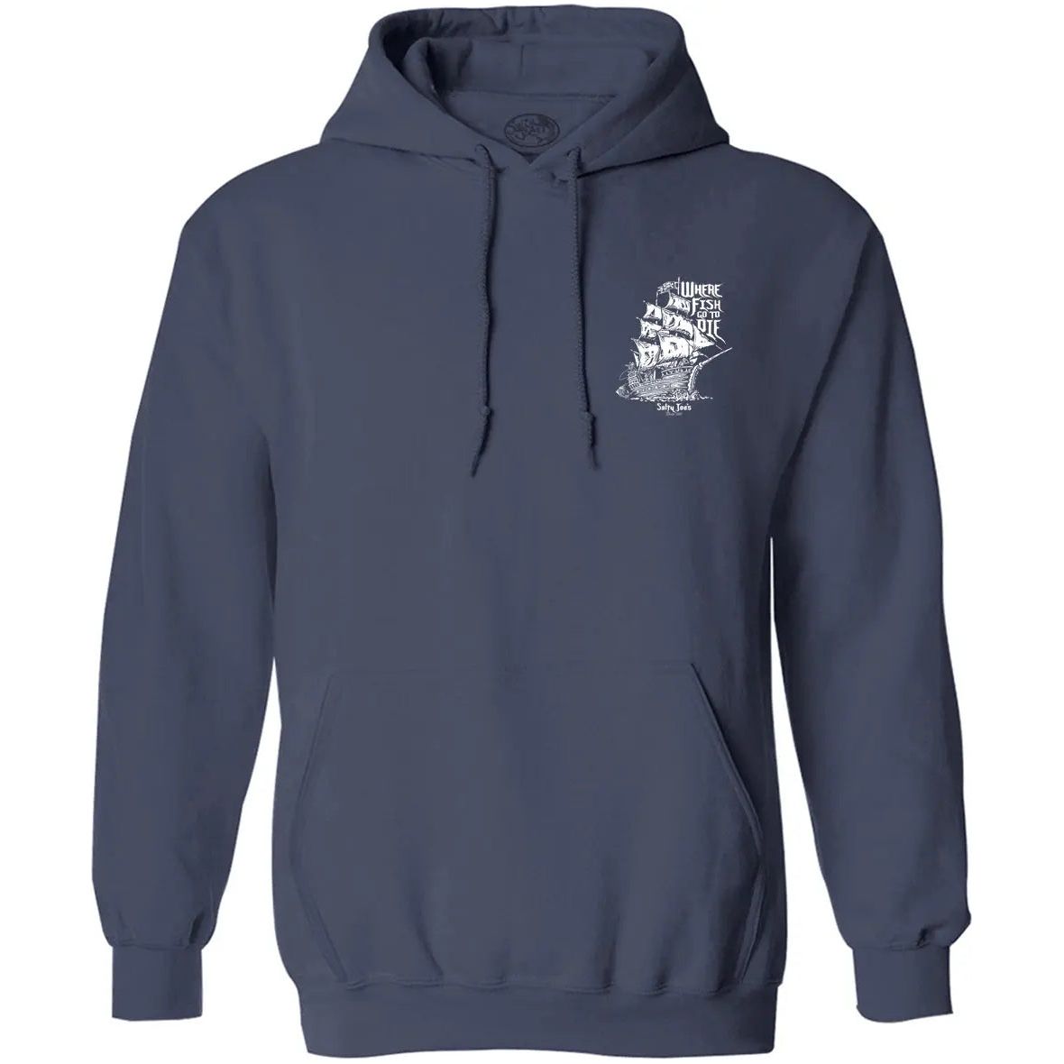 Salty Joe's Skeleton Ship Fishing Hoodie - Angler's Pro Tackle & Outdoors