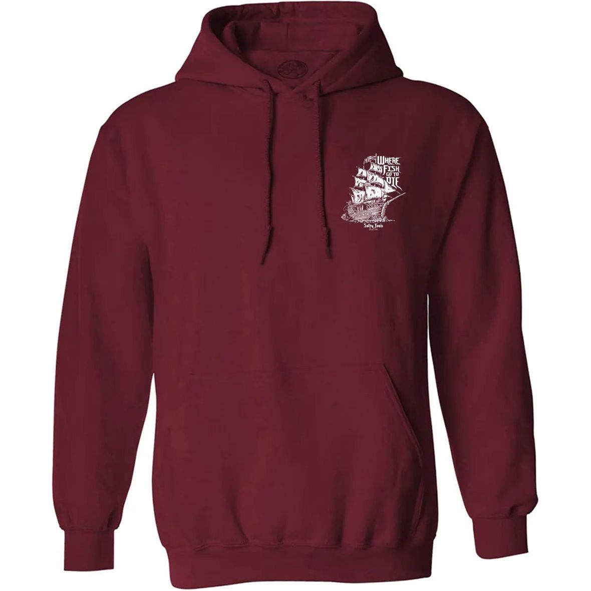 Salty Joe's Skeleton Ship Fishing Hoodie - Angler's Pro Tackle & Outdoors