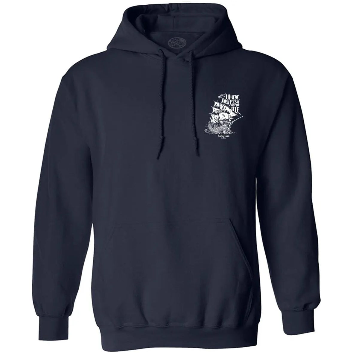 Salty Joe's Skeleton Ship Fishing Hoodie - Angler's Pro Tackle & Outdoors