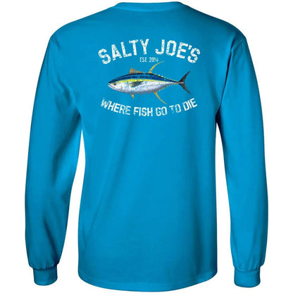 Salty Joe's Tuna Long Sleeve Fishing T Shirt - Angler's Pro Tackle & Outdoors